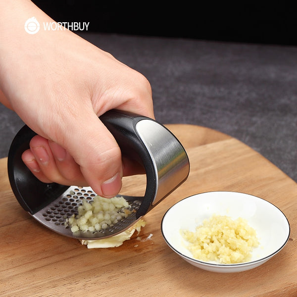 Stainless Steel Garlic Press