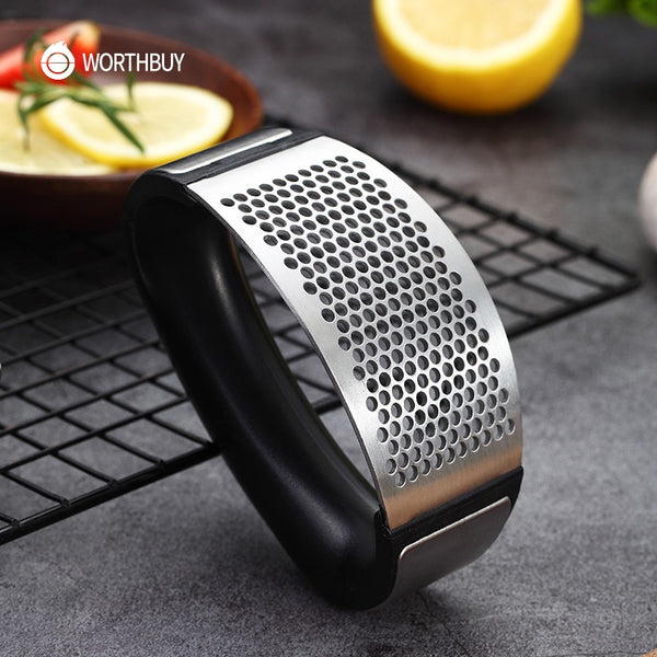 Stainless Steel Garlic Press