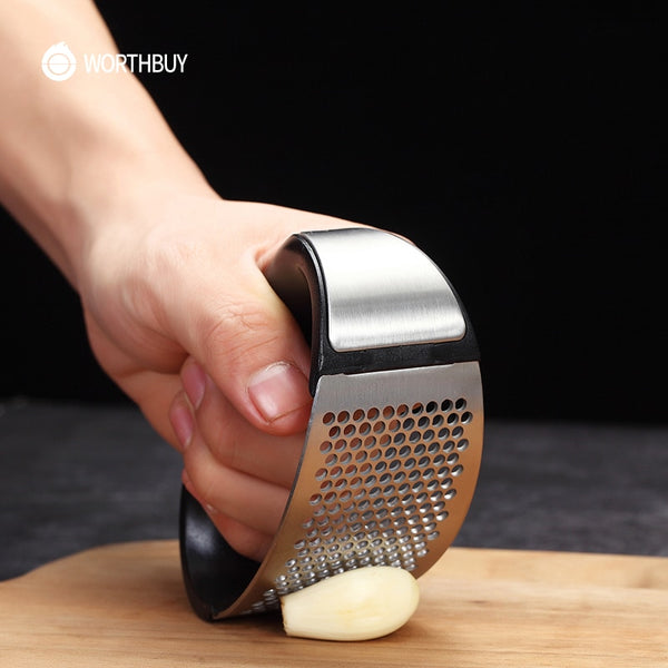 Stainless Steel Garlic Press