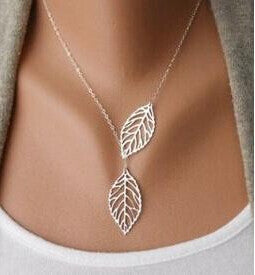 Leaf Pendant Necklace - A3IM Fashions