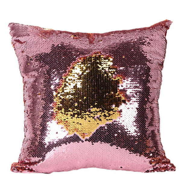 Magic Mermaid Sequin Reversible Cushion Cover 40cmX40cm Color Changing Pillow Cover