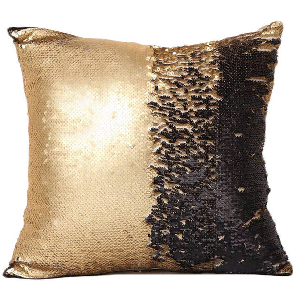 Magic Mermaid Sequin Reversible Cushion Cover 40cmX40cm Color Changing Pillow Cover