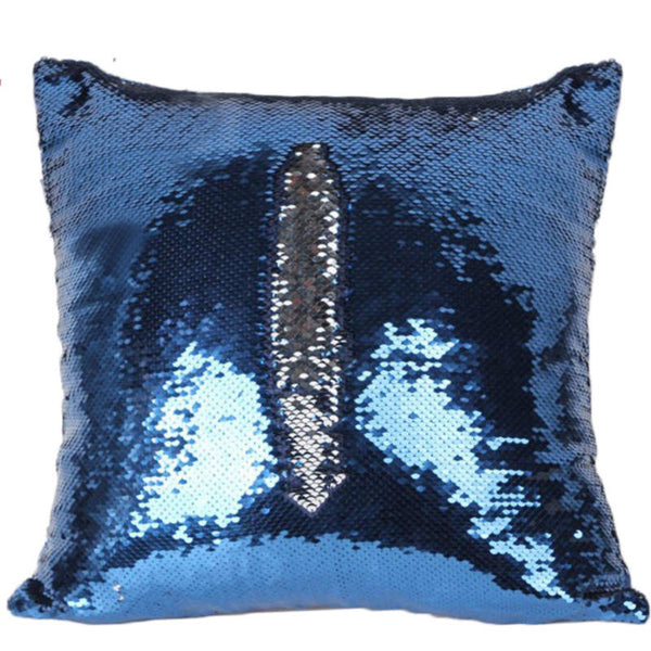 Magic Mermaid Sequin Reversible Cushion Cover 40cmX40cm Color Changing Pillow Cover