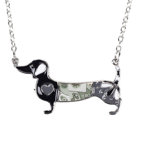 Cute Dachshund Dog Chain Necklace