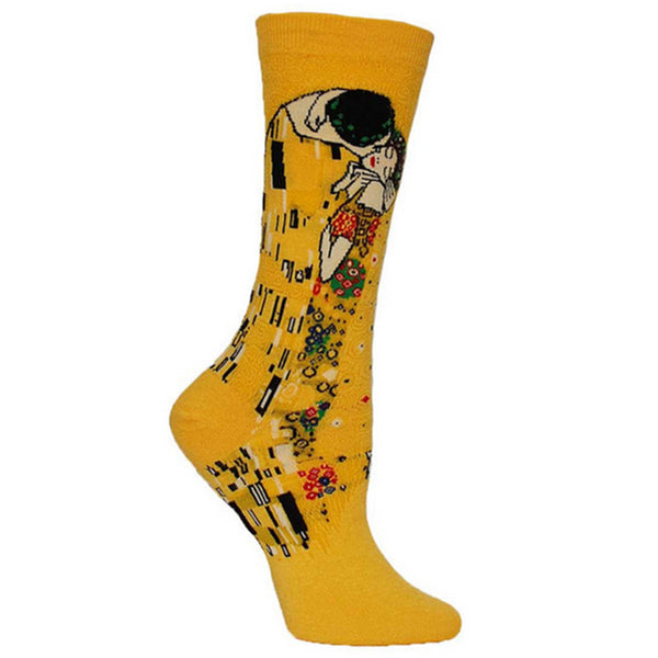 Cotton Crew Socks for Art Lovers