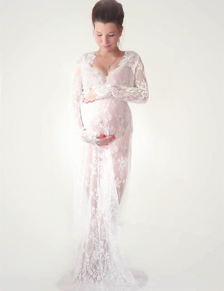 Maternity Lace Gown