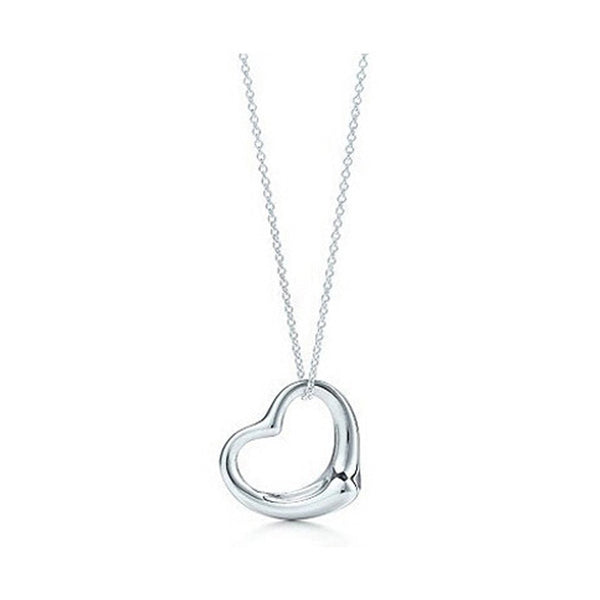 Silver Plated Heart Pendant Necklace - A3IM Fashions