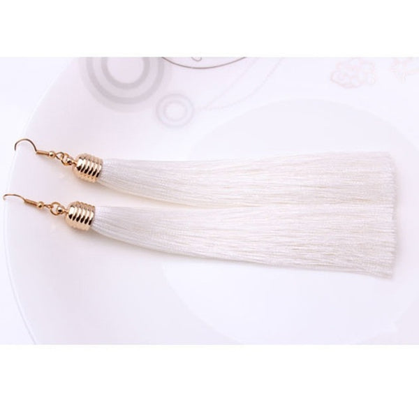 Long Tassel Earrings