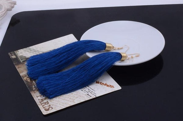 Long Tassel Earrings