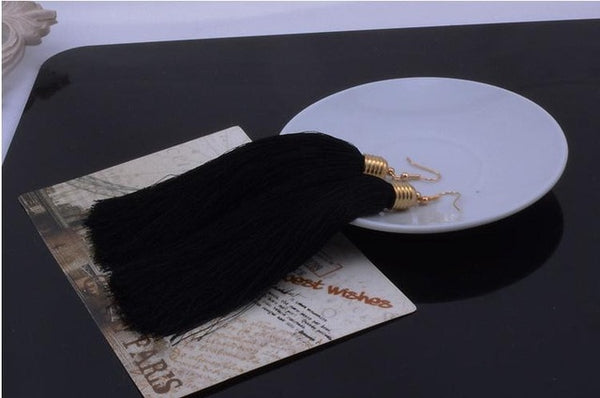 Long Tassel Earrings