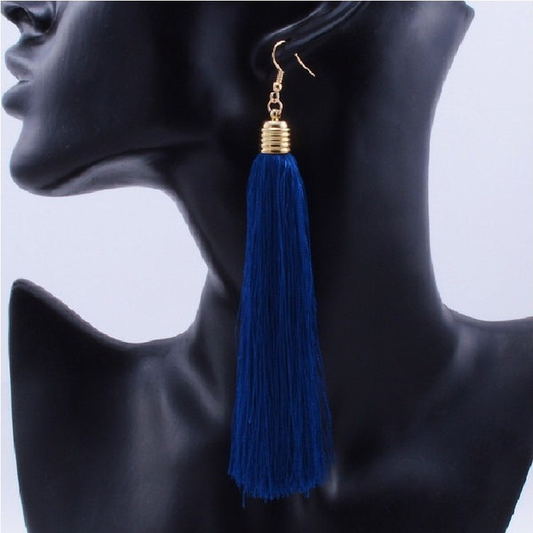 Long Tassel Earrings