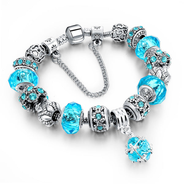 Tibetan Crystal Charm Bracelet