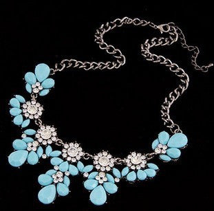 Choker Crystal Gem Collar Necklaces - A3IM Fashions