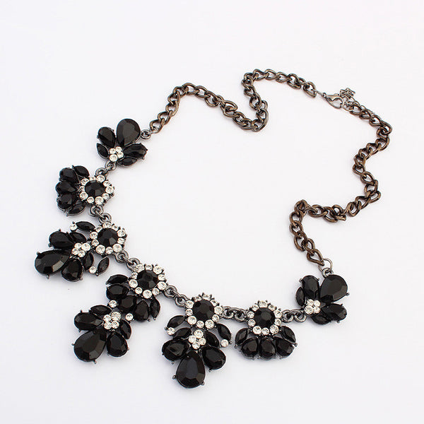 Choker Crystal Gem Collar Necklaces