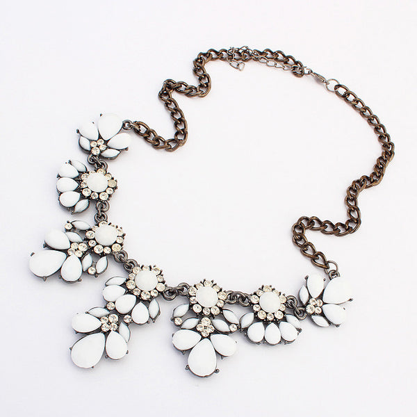 Choker Crystal Gem Collar Necklaces - A3IM Fashions