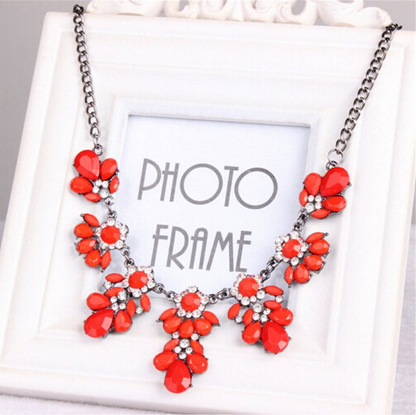 Choker Crystal Gem Collar Necklaces