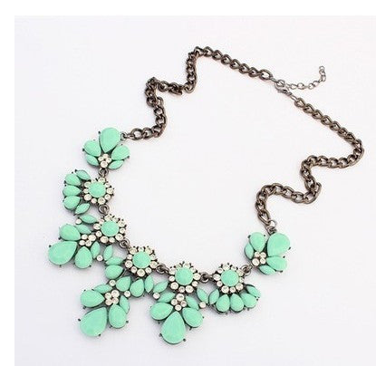 Choker Crystal Gem Collar Necklaces