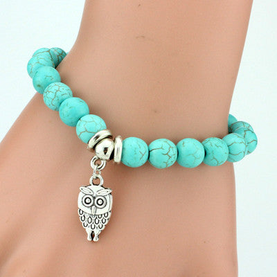 Vintage Charm Bracelet - Turquoise