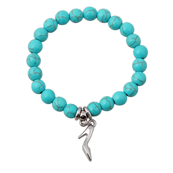 Vintage Charm Bracelet - Turquoise
