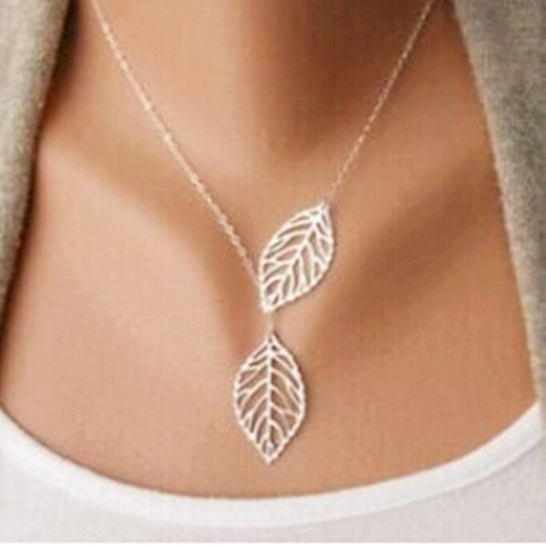 Leaf Pendant Necklace - A3IM Fashions
