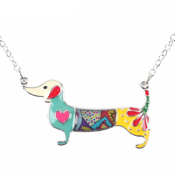 Cute Dachshund Dog Chain Necklace - A3IM Fashions