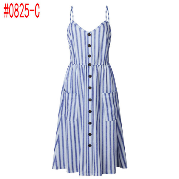 Bohemian Floral Tunic Women's Dress Sweet & Cute Sleeveless