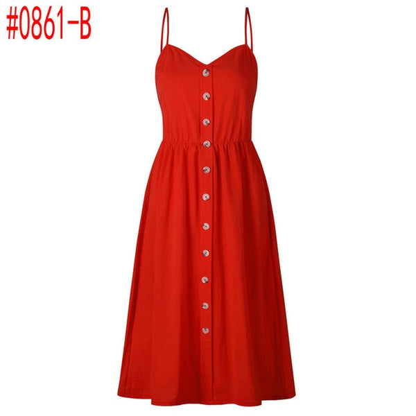 Bohemian Floral Tunic Women's Dress Sweet & Cute Sleeveless