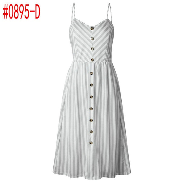 Bohemian Floral Tunic Women's Dress Sweet & Cute Sleeveless