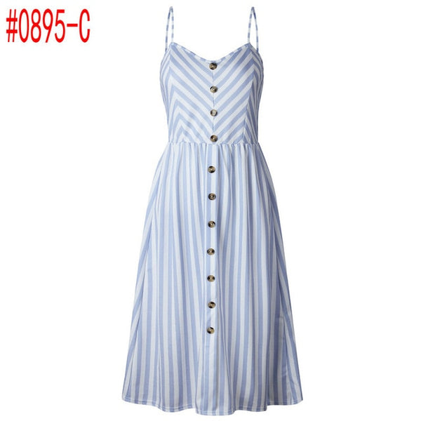 Bohemian Floral Tunic Women's Dress Sweet & Cute Sleeveless