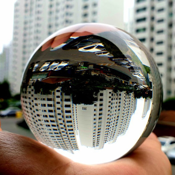 Crystal Clear Lens Ball with Stand
